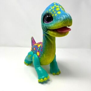 FurReal Friends Snackin' Sam Brontosaurus Interactive Dinosaur Pet Sound Motion